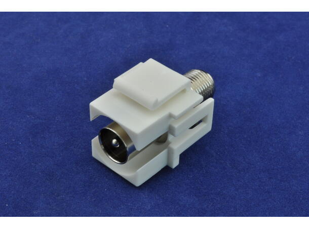 PHS Keystone IEC til F-hunn Innsats for PHS WallPlate 